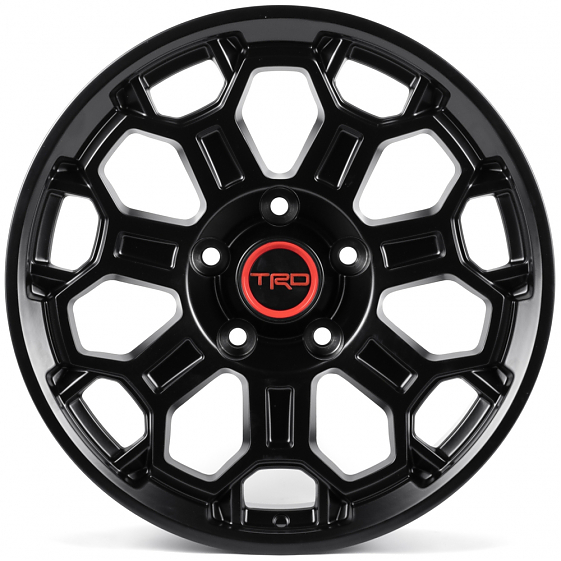 Литые диски 82189 TRD FA672-CT524 20 J9 ET12 5x150 110.1 чёрный матовый: Фото 1