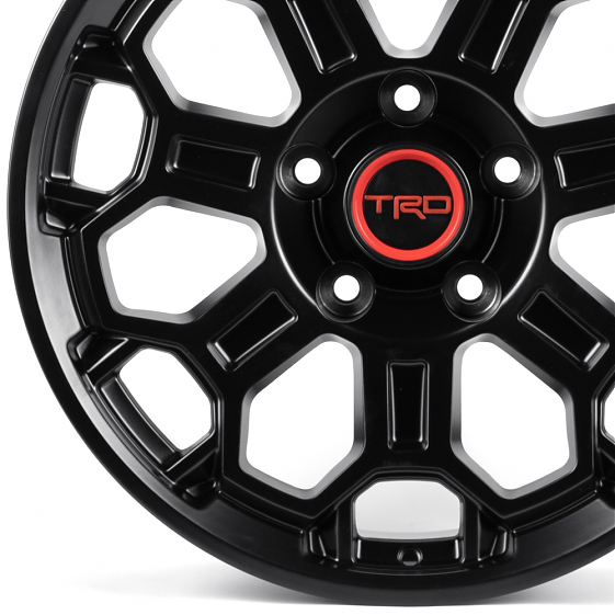 Литые диски 82189 TRD FA672-CT524 20 J9 ET12 5x150 110.1 чёрный матовый: Фото 2