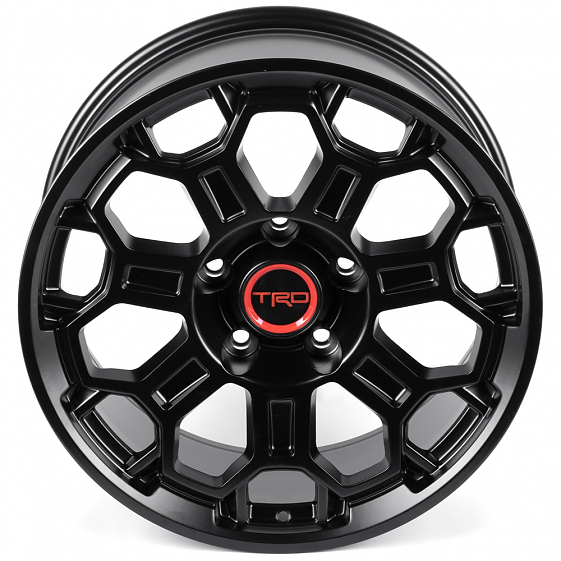 Литые диски 82189 TRD FA672-CT524 20 J9 ET12 5x150 110.1 чёрный матовый: Фото 3