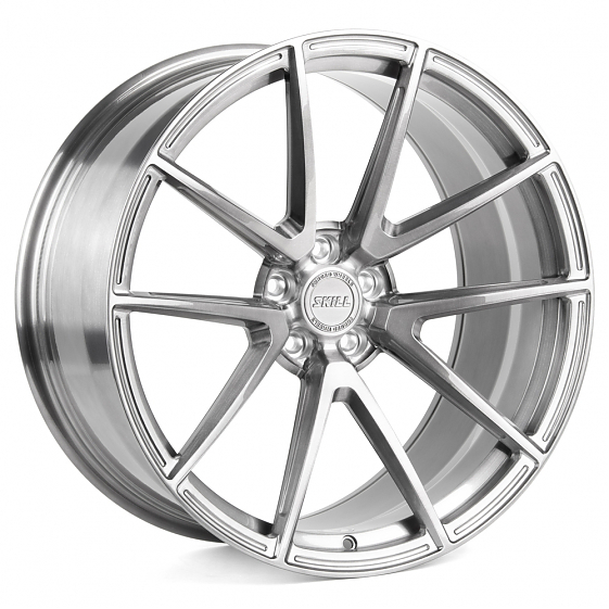 Кованые диски H240601G SKILL SL717-SK350 21 J10 ET21 5x112 66.5 серебро тёмное: Фото 4