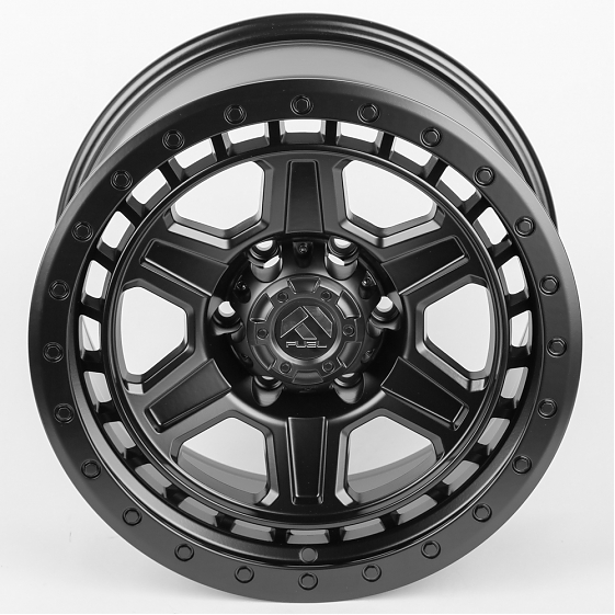 Литые диски 80152 FUEL JT185-7-DS185 17 J9 ET0 6x139.7 110.1 чёрный матовый: Фото 4