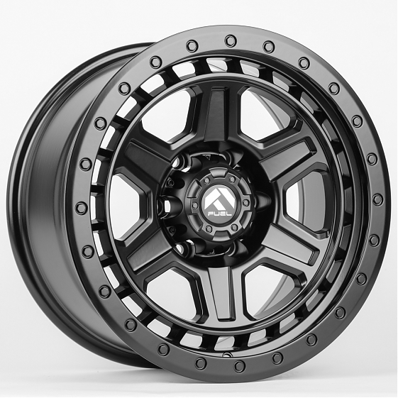 Литые диски 80152 FUEL JT185-7-DS185 17 J9 ET0 6x139.7 110.1 чёрный матовый: Фото 5