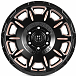 Кованые диски H250830D SKILL SV164-SB533 18 J9 ET10 6x139.7 77.8 чёрный матовый + полированные спицы