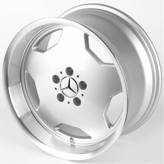 Литые диски 82045 Mercedes-Benz iV-1406-CT494 18 J9 ET35 5x112 66.56 серебро + полированный обод: Фото 6