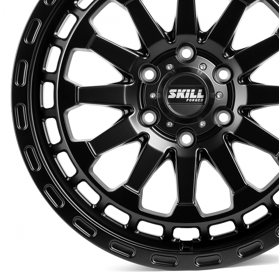Кованые диски 230620W SKILL SV323-SB418 20 J9 ET45 6x139.7 95.1 чёрный матовый: Фото 5