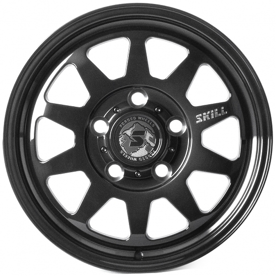 Кованые диски H250225D SKILL SV516-SV420 18 J8.5 ET35 5x150 110.1 графит глянцевый + полировка + лак: Фото 1