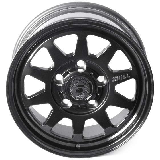 Кованые диски H250225D SKILL SV516-SV420 18 J8.5 ET35 5x150 110.1 графит глянцевый + полировка + лак: Фото 3