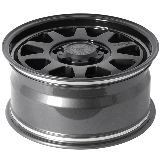 Кованые диски H250225D SKILL SV516-SV420 18 J8.5 ET35 5x150 110.1 графит глянцевый + полировка + лак: Фото 7