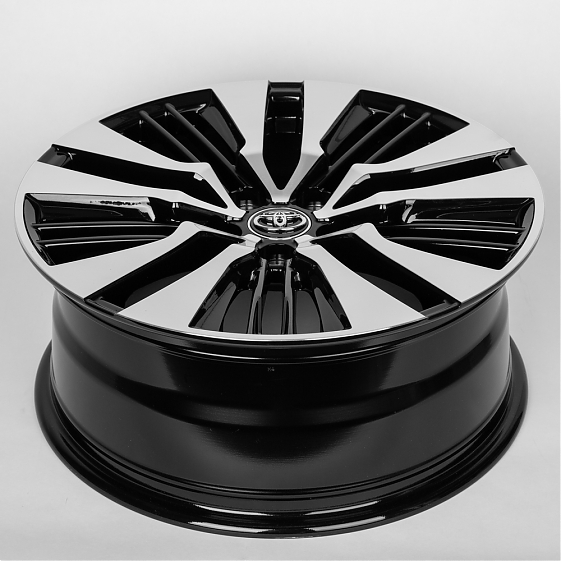 Литые диски 80292 Toyota ZT839-FG440 18 J7.5 ET40 5x114.3 60.1 чёрный + полированные спицы: Фото 7