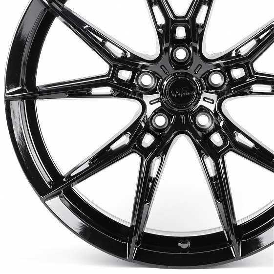 Литые диски 82300 WF XF050-SM187 19 J9.5 ET38 5x112 66.45 чёрный глянцевый: Фото 2