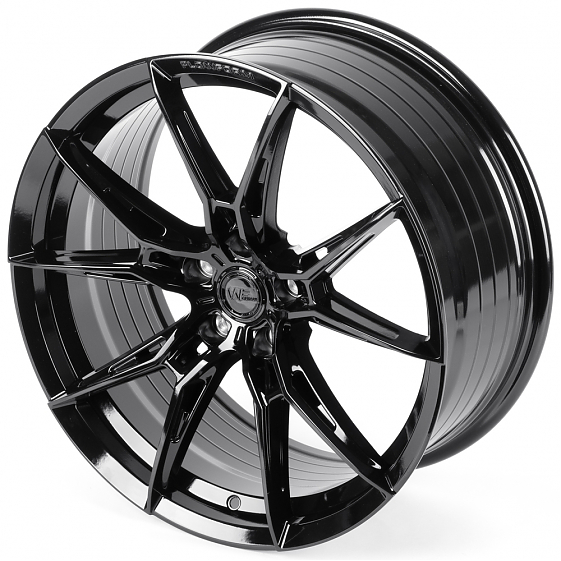 Литые диски 82300 WF XF050-SM187 19 J9.5 ET38 5x112 66.45 чёрный глянцевый: Фото 6