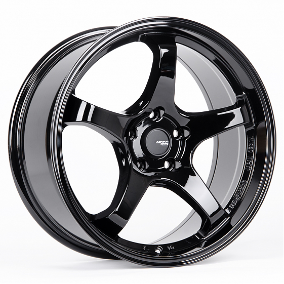 Литые диски 80799 Advan 1783-SK164 18 J8.5 ET35 5x114.3 73.1 чёрный глянцевый: Фото 4