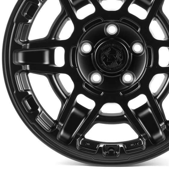 Кованые диски H250117G SKILL SV531-SB533 18 J9 ET0 5x127 71.5 чёрный матовый: Фото 2
