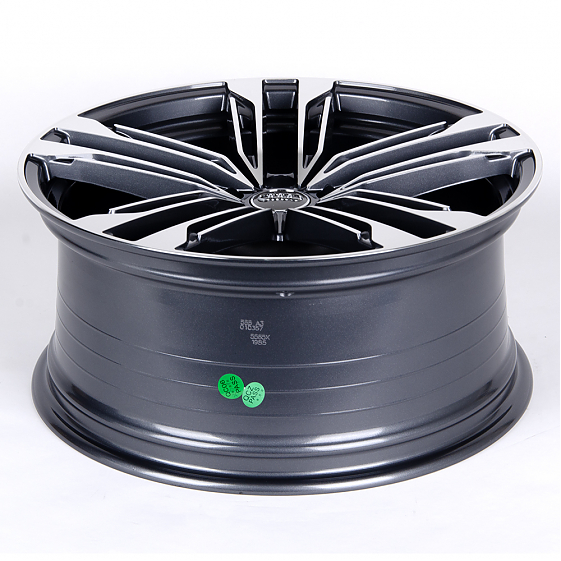 Литые диски 80866 Audi 5565X-SB406 19 J8.5 ET35 5x112 66,45 графит + полированные спицы: Фото 7