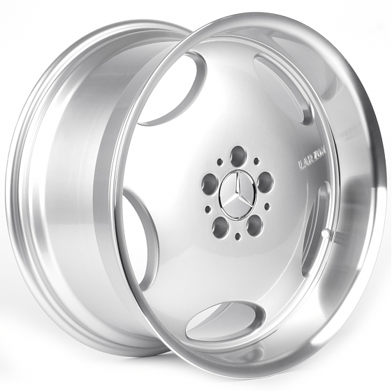 Литые диски 82343 Mercedes-Benz iV1218-CT495 18 J9.5 ET35 5x112 66.6 серебро + полированный обод: Фото 4