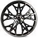 Кованые диски 230510G SKILL SL352-DS226 21 J9 ET50 5x127 71.5 чёрный + полированные спицы