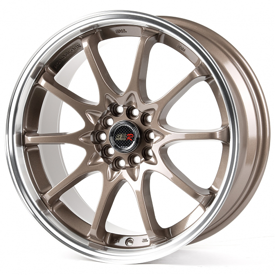 Литые диски 80797 Rays 1637-SL051 18 J8 ET40 5x100/5x114.3 73.1 бронза + полированный обод: Фото 4