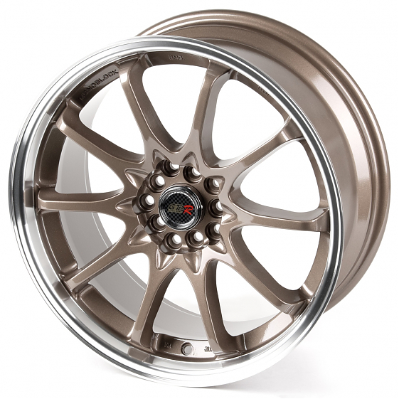 Литые диски 80797 Rays 1637-SL051 18 J8 ET40 5x100/5x114.3 73.1 бронза + полированный обод: Фото 5