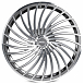 Кованые диски H260124D SKILL SL522-CS411 20 J8.5 ET30 5x120 66.1 графит глянцевый + полированные спи