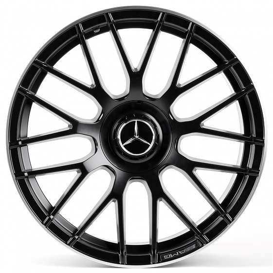 Литые диски 81023 Mercedes-Benz SV296-231295-2 19 J9.5 ET45 5x112 66,56 чёрный матовый + полированны: Фото 1