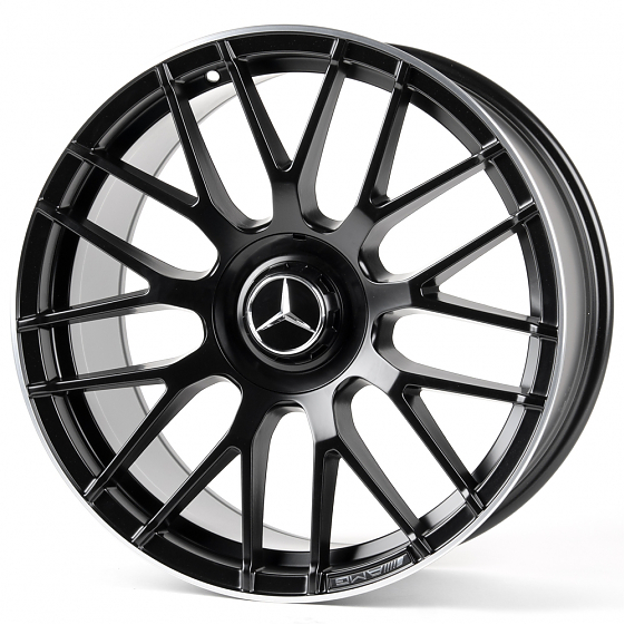 Литые диски 81023 Mercedes-Benz SV296-231295-2 19 J9.5 ET45 5x112 66,56 чёрный матовый + полированны: Фото 4