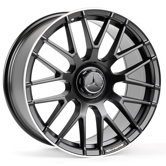 Литые диски 81023 Mercedes-Benz SV296-231295-2 19 J9.5 ET45 5x112 66,56 чёрный матовый + полированны: Фото 6