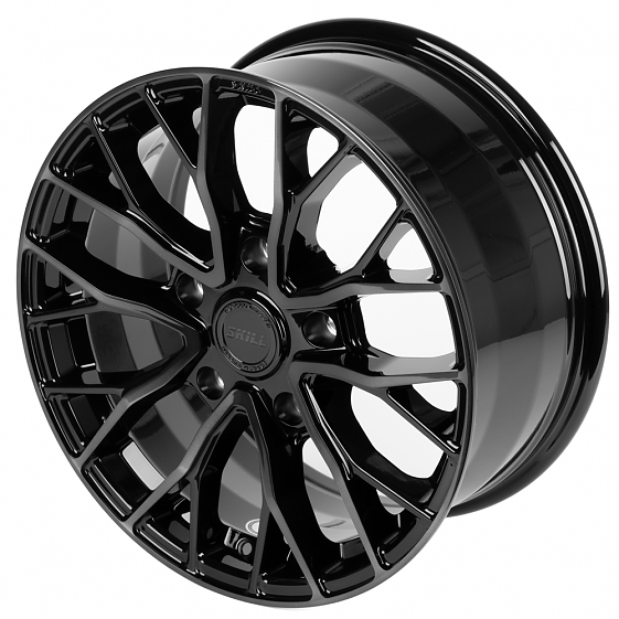 Кованые диски H250924W SKILL SL509-CS381 18 J8.5 ET40 5x150 110.1 чёрный глянцевый + полировка + тём: Фото 6