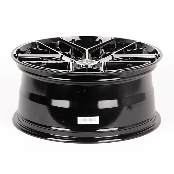 Литые диски 80457 HRE TC05-SL064 19 J8.5 ET38 5x114.3 73.1 чёрный + полированные спицы: Фото 7