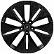 Кованые диски H250513O SKILL SV380-SV482 22 J9.5 ET20 5x130 84.1 чёрный матовый + карбон SFC16