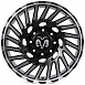 Кованые диски H250919H SKILL SV093-CS412 20 J9 ET29 8x165.1 121.3 чёрный матовый + полированные спиц