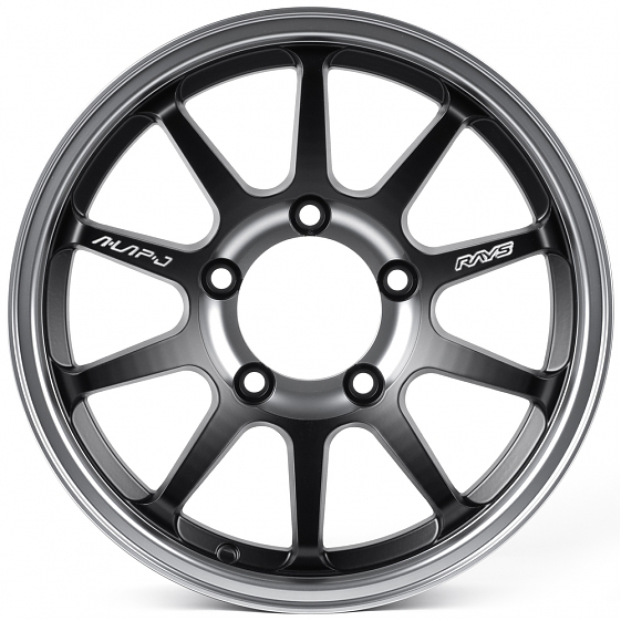 Литые диски 82517 Rays 13173-FG421 16 J6.5 ET0 5x139.7 108.1 чёрный матовый + полированный обод + тё: Фото 1