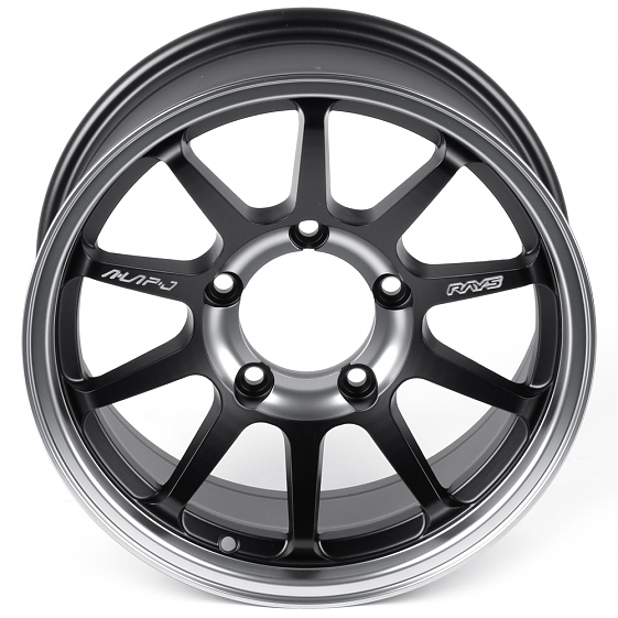 Литые диски 82517 Rays 13173-FG421 16 J6.5 ET0 5x139.7 108.1 чёрный матовый + полированный обод + тё: Фото 3
