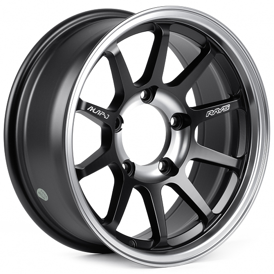 Литые диски 82517 Rays 13173-FG421 16 J6.5 ET0 5x139.7 108.1 чёрный матовый + полированный обод + тё: Фото 4