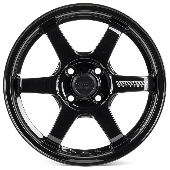 Литые диски 80919 Rays 6014X-FG412 15 J6.5 ET42 4x100 73.1 чёрный глянцевый: Фото 1