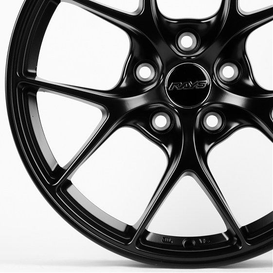 Литые диски 80389 Rays ZT707-CS233 17 J7.5 ET35 5x100 73.1 чёрный: Фото 2