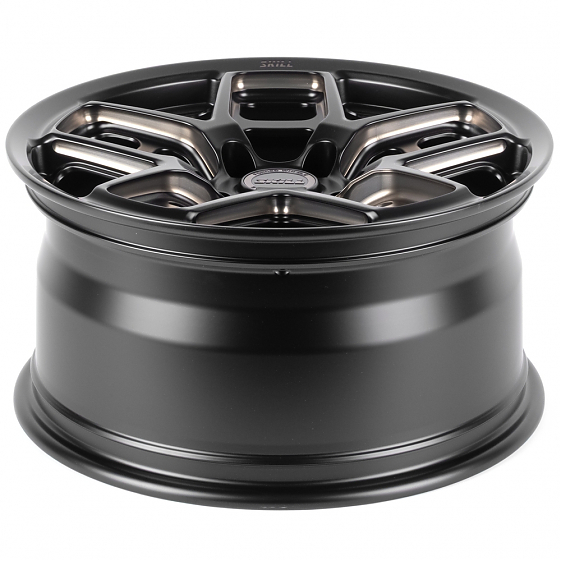 Кованые диски H260602E SKILL SK818-SV421 18 J9 ET25 5x127 71.5 чёрный матовый + полировка + тёмный л: Фото 7