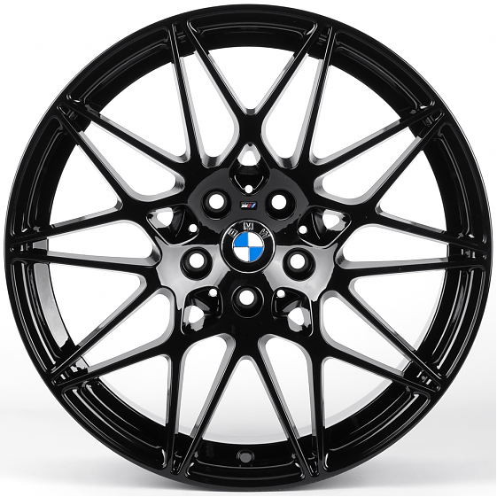 Литые диски 82085 BMW IVF-3184-CT493 18 J8.5 ET30 5x112 66.56 чёрный глянцевый: Фото 1