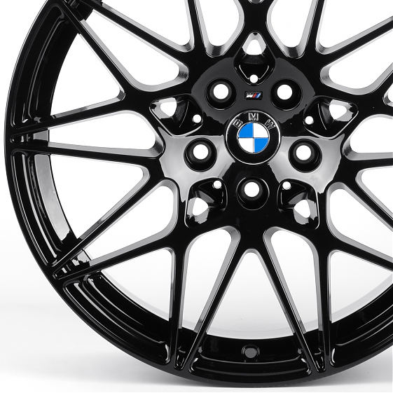 Литые диски 82085 BMW IVF-3184-CT493 18 J8.5 ET30 5x112 66.56 чёрный глянцевый: Фото 2