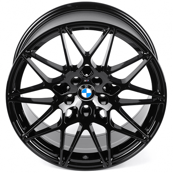 Литые диски 82085 BMW IVF-3184-CT493 18 J8.5 ET30 5x112 66.56 чёрный глянцевый: Фото 3