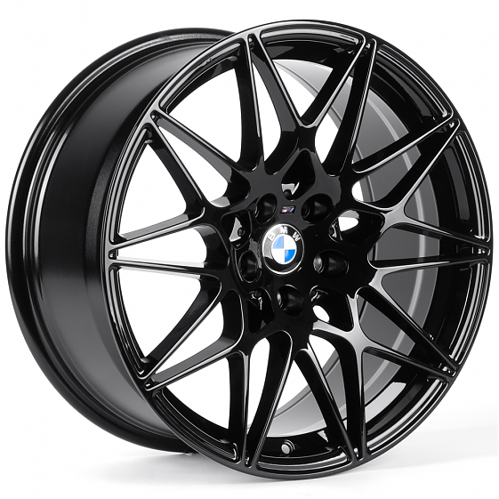 Литые диски 82085 BMW IVF-3184-CT493 18 J8.5 ET30 5x112 66.56 чёрный глянцевый: Фото 4