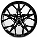 Кованые диски H231103G SKILL SL528-SB428 21 J9 ET40 5x114.3 60.1 чёрный глянцевый