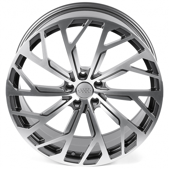 Кованые диски 0923-57G PTRACING FG886X-SK349 21 J9.5 ET30 5x112 66.45 графит + полированные спицы: Фото 3