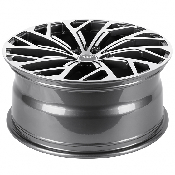 Кованые диски 0923-57G PTRACING FG886X-SK349 21 J9.5 ET30 5x112 66.45 графит + полированные спицы: Фото 7