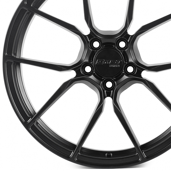 Кованые диски 0923-22 PTRACING FG329-SL205 19 J8.5 ET35 5x112 66.5 чёрный матовый: Фото 2