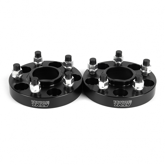 Проставка 41098 ATVL 5x114.3 66,1/66,1 12x1,25 25mm чёрный: Фото 3