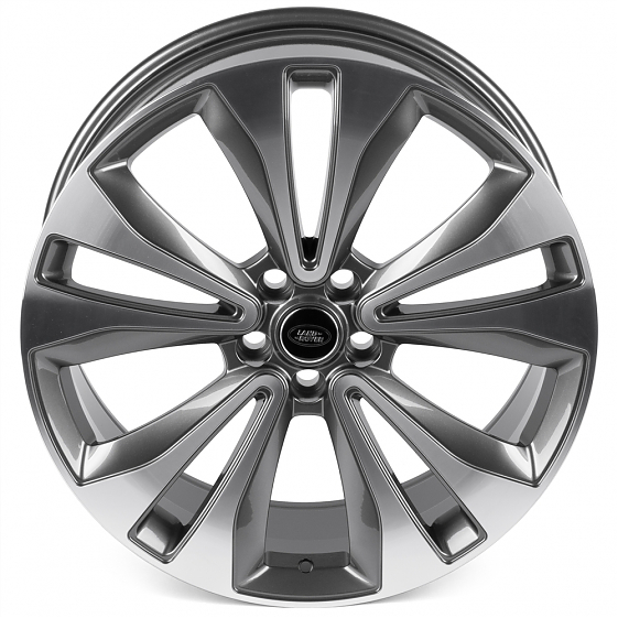 Кованые диски 0923-131G PTRACING FG837X-SK364 22 J9.5 ET45 5x120 72.56 графит + полированные спицы: Фото 3