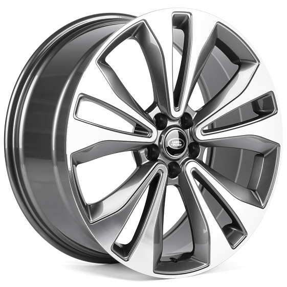Кованые диски 0923-131G PTRACING FG837X-SK364 22 J9.5 ET45 5x120 72.56 графит + полированные спицы: Фото 4