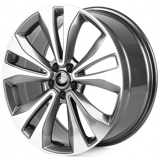 Кованые диски 0923-131G PTRACING FG837X-SK364 22 J9.5 ET45 5x120 72.56 графит + полированные спицы: Фото 5