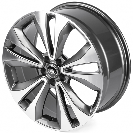 Кованые диски 0923-131G PTRACING FG837X-SK364 22 J9.5 ET45 5x120 72.56 графит + полированные спицы: Фото 6