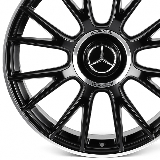 Литые диски 82592 Mercedes-Benz iVF-3294-H3294F 19 J8.5 ET36 5x112 66.5 чёрный матовый + полированны: Фото 2